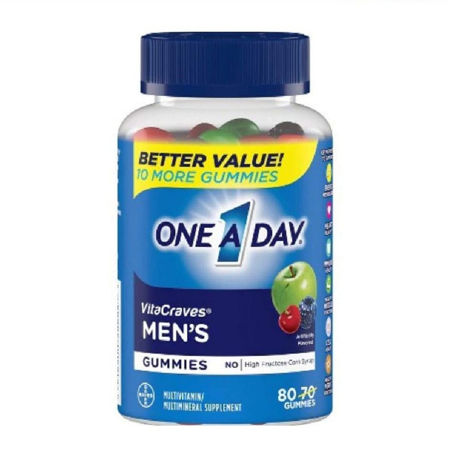 Kẹo Dẻo Vitamin Cho Nam One A Day Men’s Vitacraves Gummies