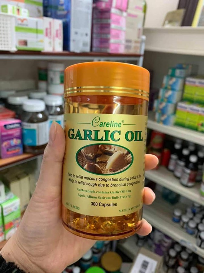 Tinh Dầu Tỏi Careline Garlic Oil 300 Viên