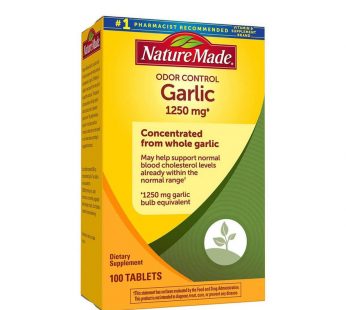 Tinh Dầu Tỏi Garlic Nature Made 1250mg 100 Viên