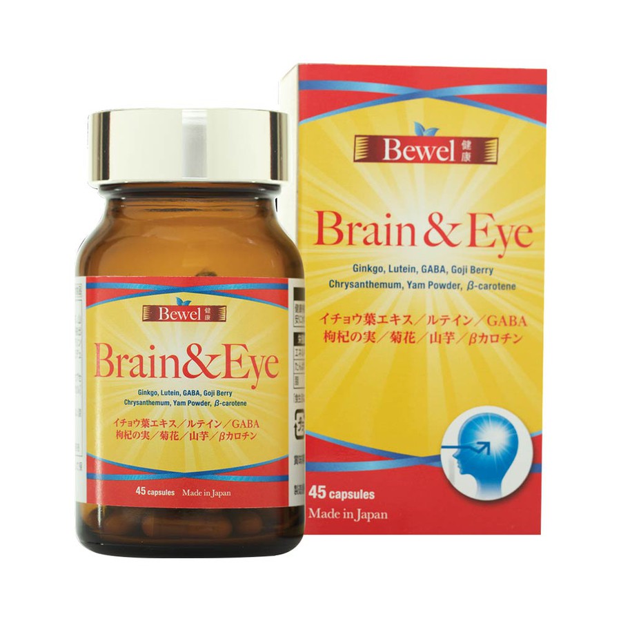 Viên Bổ Mắt Và Não Waki Bewel Brain & Eye