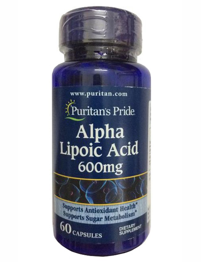 Viên Uống Bổ Sung Alpha Lipoic Acid 600 Mg Puritan's Pride