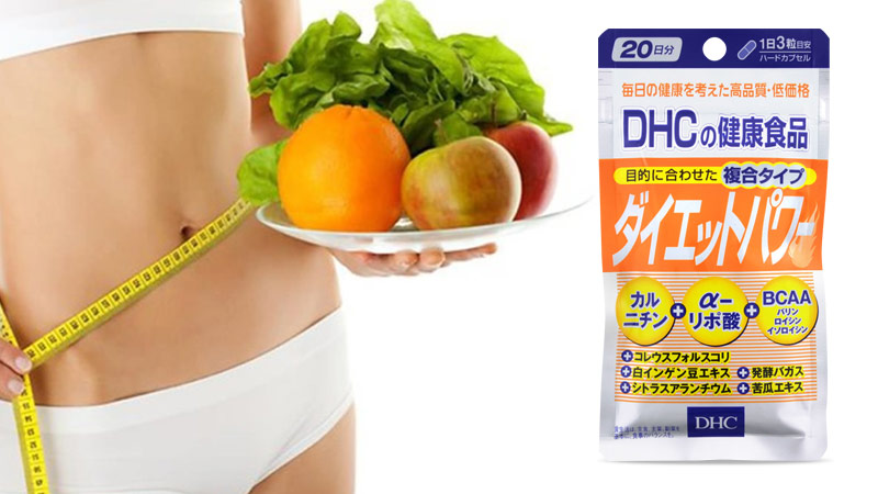 Viên uống giảm cân DHC Diet Topaewa cải thiện và duy trì dáng vóc