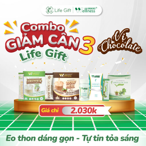 Combo Giảm cân 3 Vị Chocolate Life Gift combo gie1baa2m cc382n 3 ve1bb8a chocolate life gift 510x510 1