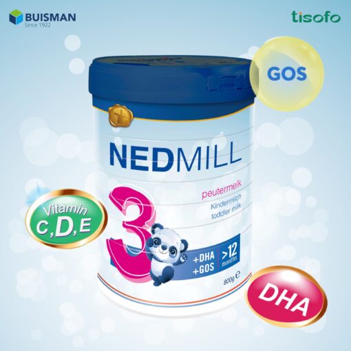 Sữa công thức với mục đích ăn bổ sung cho trẻ trên 12 tháng tuổi Nedmill Stage 3 nedmill 3 2