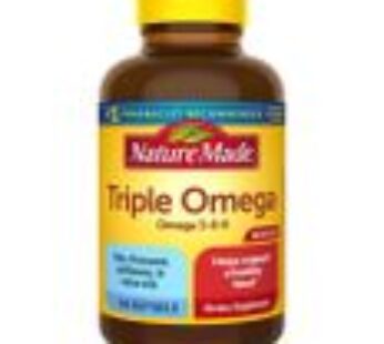 Viên Uống Triple Omega 3 6 9 Nature Made Chính Hãng Của Mỹ