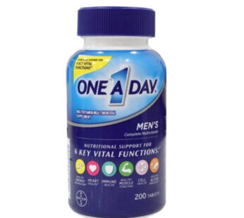 One A Day Men’S Multivitamin Health Formula, 200 Viên, Mẫu Mới