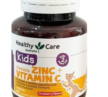 Viên Nhai Giúp Bổ Sung Zinc + Vitamin C Chewable Healthy Care Cho Trẻ