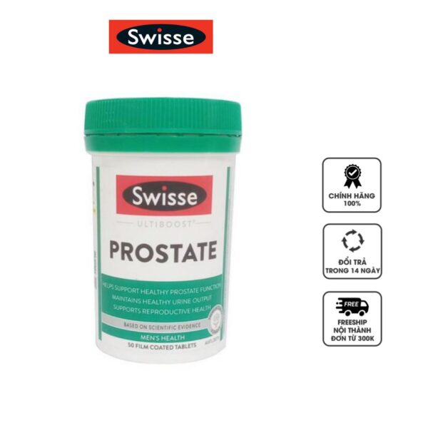 Viên uống hỗ trợ tuyến tiền liệt Swisse Ultiboost Prostate của Úc vien uong ho tro tuyen tien liet swisse ultiboost prostate cua uc 170063795478423